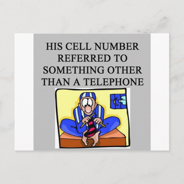 a funny divorce joke postcard (Front)