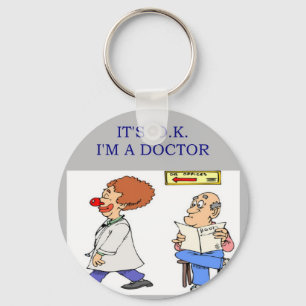 a funny doctor joke key ring