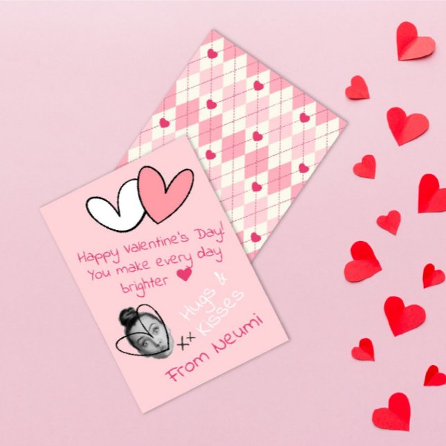A Funny Greeting Card With Your Face For Valentine (Creator Uploaded)