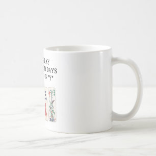 a funny mahjong design coffee mug