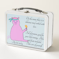 A funny Ninja pig cartoon sitting with a lollipop.