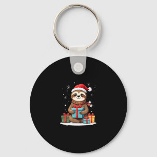 A funny sloth celebrating Halloween Essential T-Sh Key Ring