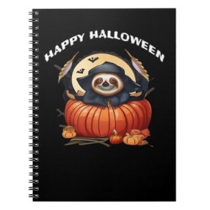 A funny sloth celebrating Halloween Essential T-Sh Notebook