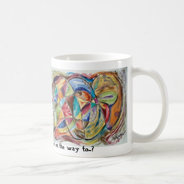 a funny thing happened on the way to...? coffee mug (Right)