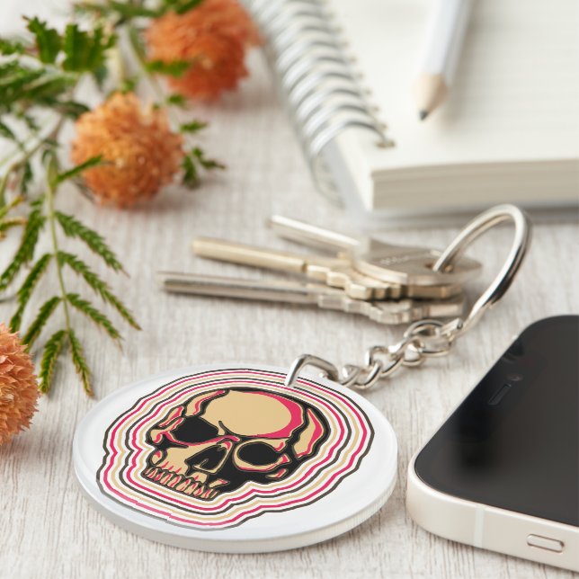 A Fusion of Elegance and Edginess Key Ring (Front Right)