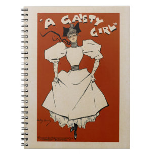 A Gaiety Girl Spiral Notebook