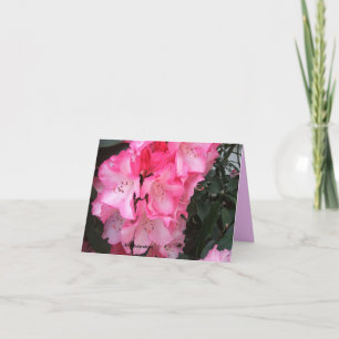 A Gala Rhododendron Explosion Card