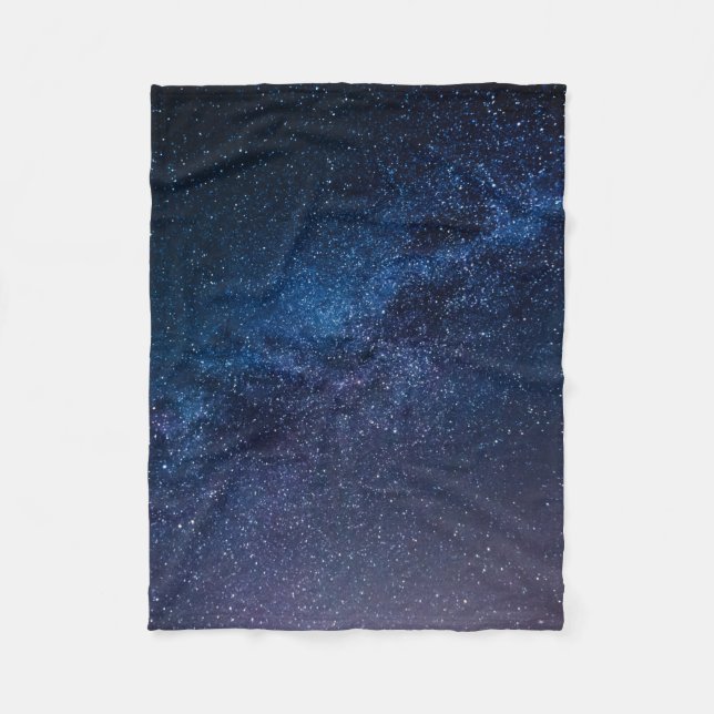 A galaxy of stars in the night Cute   Fleece Blanket (Front)