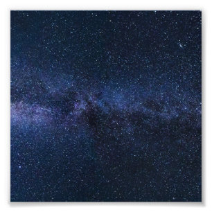 A galaxy of stars in the night sky photo print