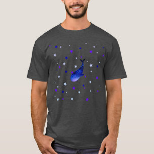 A galaxy whale floating in stars T-Shirt