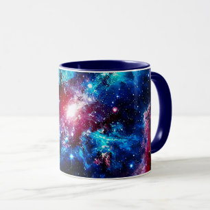 A galaxy with sparkling stars. mug