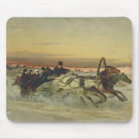 A Galloping Winter Troika at Dawn