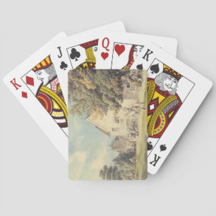 A Game of Bowls on the Bowling Green outside the B Playing Cards