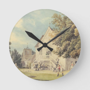 A Game of Bowls on the Bowling Green outside the B Round Clock