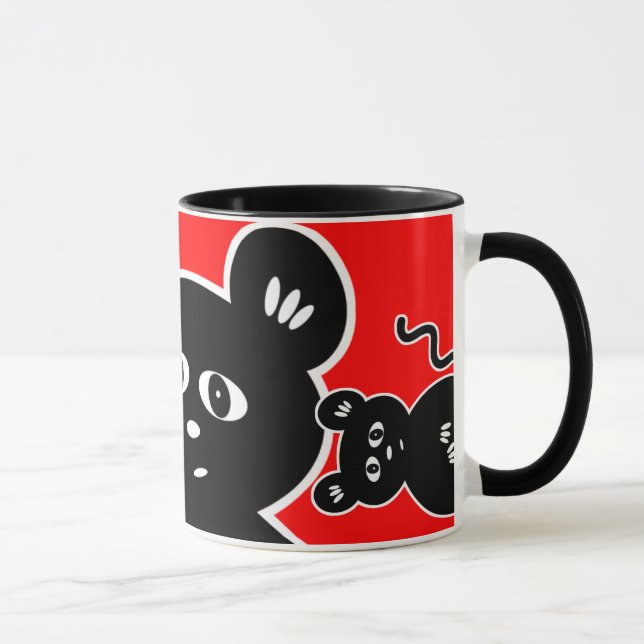 A Game of Cat and Mouse Cartoon Mug (Right)