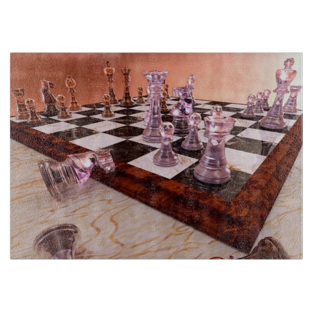 A Game of Chess Cutting Board (Front)