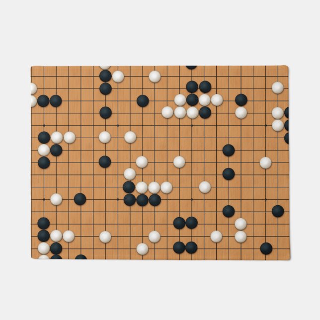 A game of Go Doormat (Front)