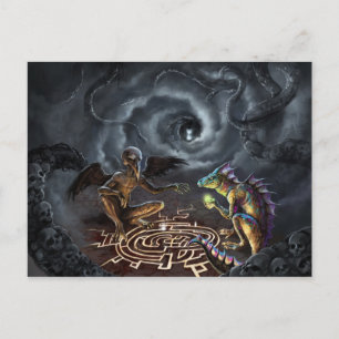 A game of gods postcard