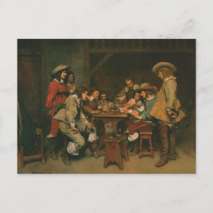A Game of Piquet Postcard