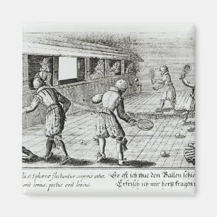 A Game of Real Tennis with Sport Ballads below Magnet