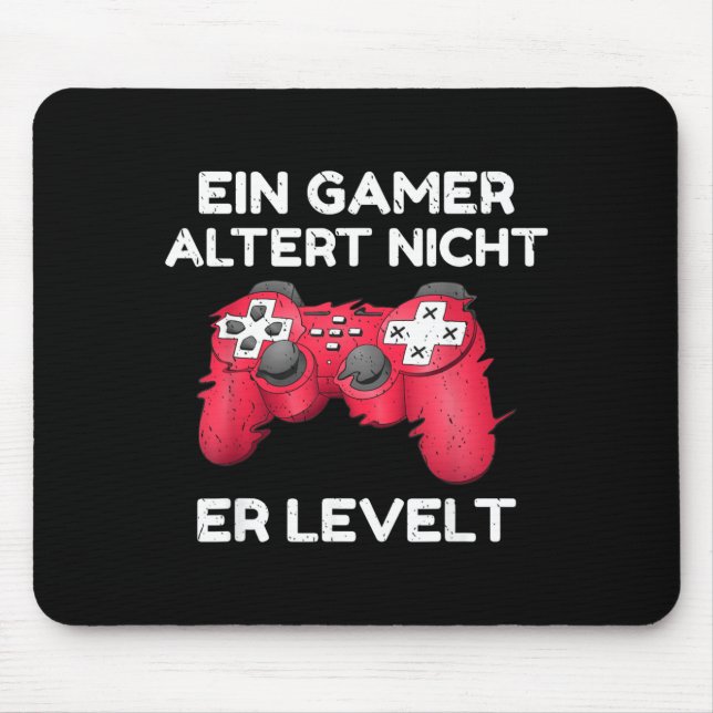 A Gamer Doesnt Age Mouse Pad (Front)