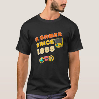 A Gamer Since1999 Love Gaming T-Shirt