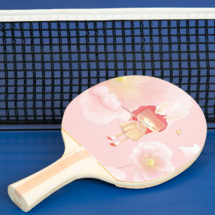 A Garden in My Heart Ping Pong Paddle