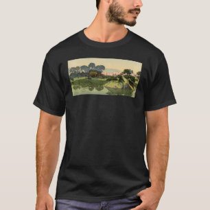 A Garden In Okayama Japanese Natural Landscape Gra T-Shirt