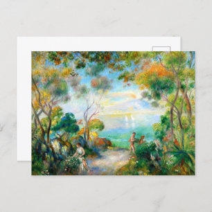 A garden in Sorrento, August Renoir Postcard