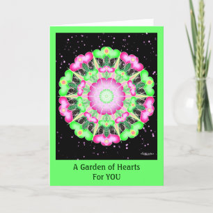 A Garden of Hearts Holiday Card