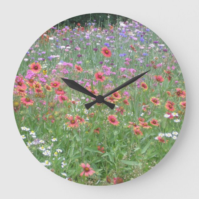 A Garden of Wildflowers Clock (Front)