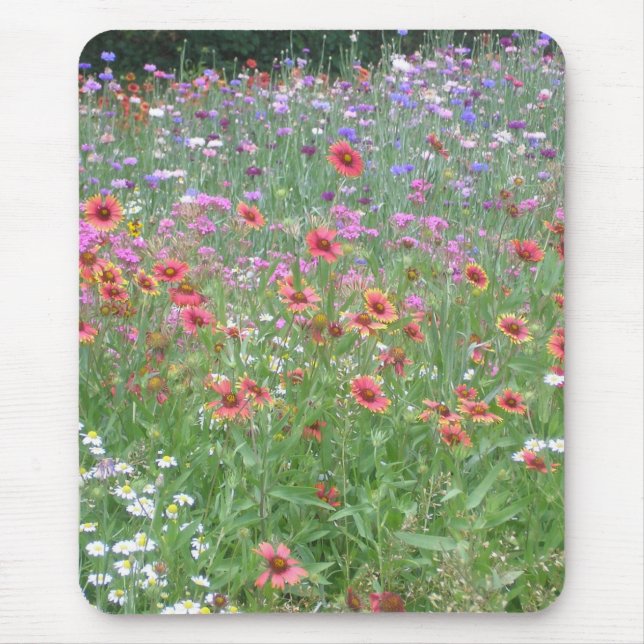 A Garden of Wildflowers Mouse Pad (Front)