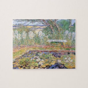 A Garden on Long Island by Childe Hassam Jigsaw Puzzle