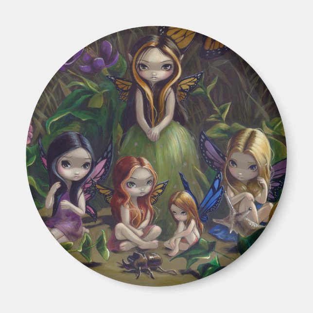 "A Gathering of Faeries" Magnet (Front)