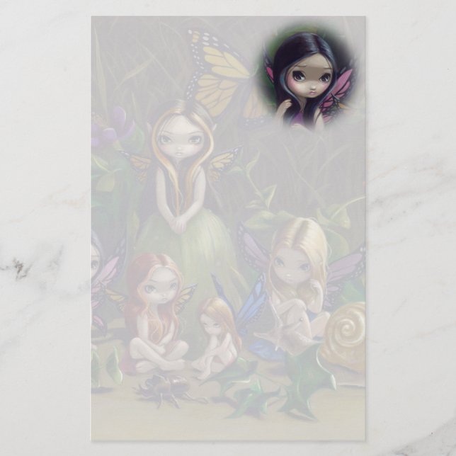 "A Gathering of Faeries" Stationery (Front)