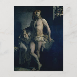 A Gaul and his Daughter Imprisoned in Rome, 1847 Postcard