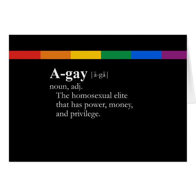 A-GAY (Front Horizontal)