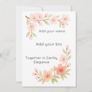 A gentle bloom to mark new beginnings. holiday card