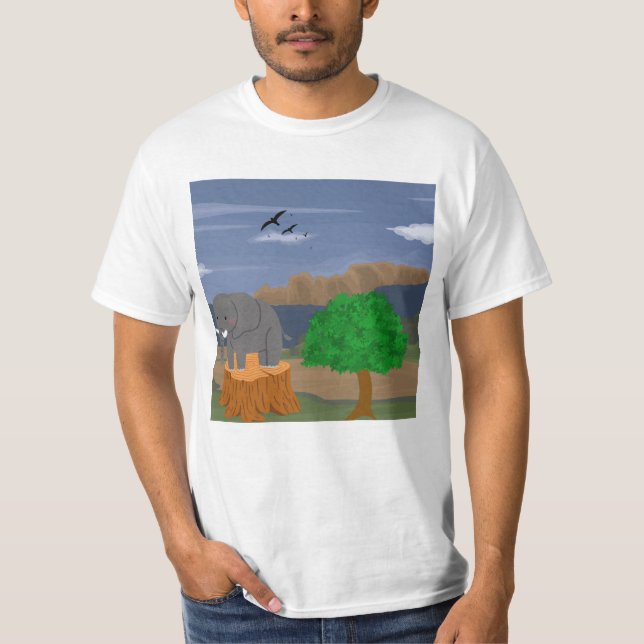 A Gentle Giant's View T-Shirt (Front)
