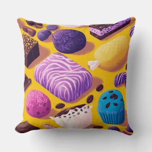A Gentle Scatter of Sweets Cushion