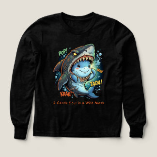 A Gentle Soul in a Wild Mask Cute shark