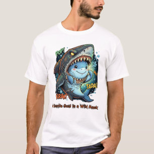 A Gentle Soul in a Wild Mask Cute shark T-Shirt