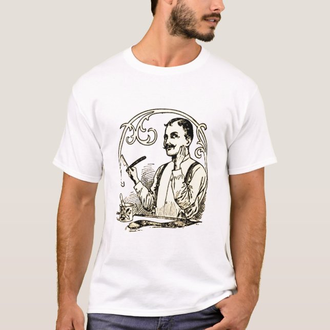 A Gentleman's Traditional Shaving T-Shirt (Front)