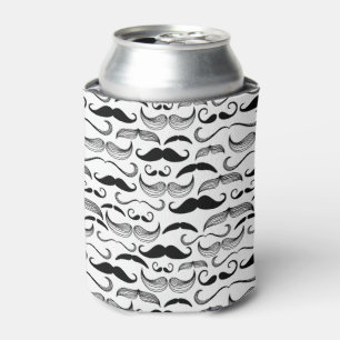 A Gentlemen's Club. Moustache pattern 2 Can Cooler