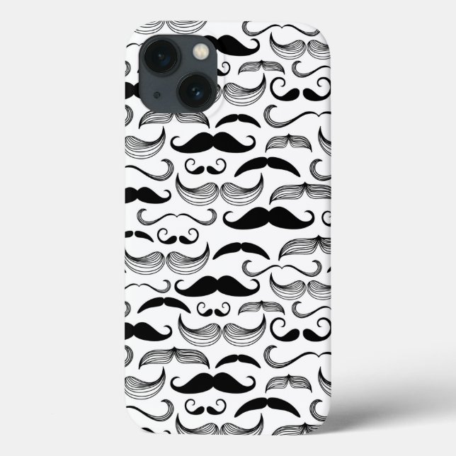 A Gentlemen's Club. Moustache pattern 2 Case-Mate iPhone Case (Back)