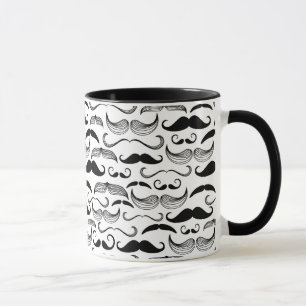 A Gentlemen's Club. Moustache pattern 2 Mug