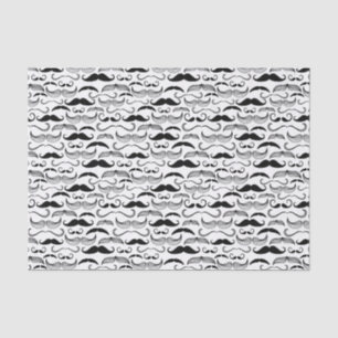 A Gentlemen's Club. Moustache pattern 2 Tissue Paper