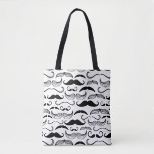 A Gentlemen's Club. Moustache pattern 2 Tote Bag