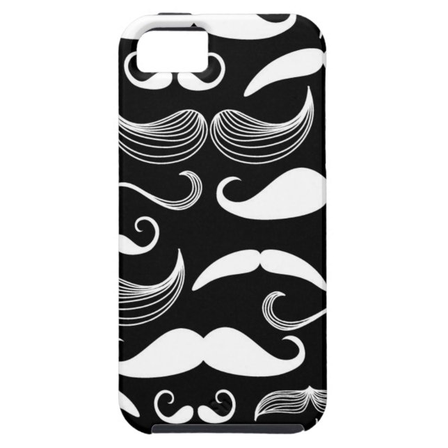 A Gentlemen's Club. Moustache pattern Case-Mate iPhone Case (Back)