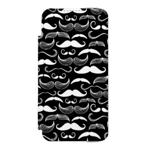A Gentlemen's Club. Moustache pattern Incipio Watson™ iPhone 5 Wallet Case